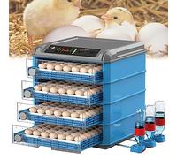 Egg Incubator for Hatching Chicks, Automatic Temperature Control and Ventilation, LED High-Efficiency Egg Turning for Chicken, Duck, Goose, and Birds