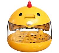 Egg Incubator for Hatching Chicks, Low Noise Automatic Temperature Control Hen Shaped Chicken Egg Incubator with Clear Window for Small Poultry Ducks Quails Incubators for Hatching Eggs