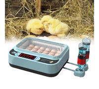 Egg Incubator for Hatching Eggs 24 Eggs Automatic Turning,Humidity Control（Bottles Not Included, Temperature Control, Egg Candler - Incubators for Hatching Chicken, Duck and Quail Eggs