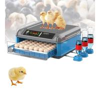 Egg Incubator, Fully Automatic Hatcher Machine for 24-300 Eggs with Automatic Turning and LED Screen, Ideal for Chickens and Ducks