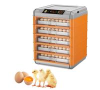 Egg Incubator Fully Automatic Poultry Hatcher with Digital LED Display and Temperature Control for Home Science Lab Farm - Holds up to 320 Eggs
