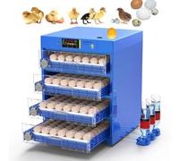 Egg Incubator Fully Automatic with Turning, Water Addition, Candler, Temperature/Humidity Control for Poultry Hatching
