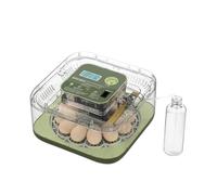 Egg Incubator Household Automatic Turning with Temp Humidity Control Candling Function Breeding Equipment Alarm Water Replenishment