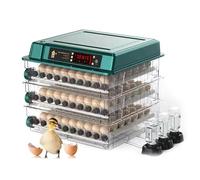 Egg Incubator with Automatic Egg Turning for Chickens, Ducks, Quails - 36 Eggs Capacity, 360° Clear Window, Temperature Display
