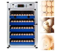 Egg Incubator with Automatic Turning and Water Addition, Candler for Hatching Chicken Poultry Pigeon Game Bird Eggs