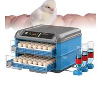 Egg Incubator with Automatic Turning, Temperature and Humidity Control, LED Screen, General Purpose Hatcher for Chickens, Ducks, and Birds