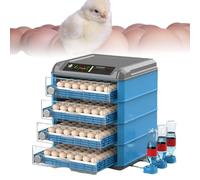 Egg Incubator with Automatic Turning, Temperature and Humidity Control, LED Screen, General Purpose Hatcher for Chickens, Ducks, and Birds