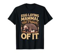 Egg Laying Mammal and Proud of It Echidna Monotreme Wildlife Value Graphic T-Shirt