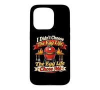 Egg Life Funny BBQ Pitmaster Grill Master Cookout Humor Case for iPhone 15 Pro
