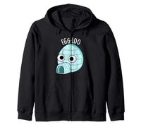 Egg-loo Funny Egg Pun Zip Hoodie