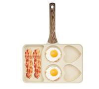 Egg Machine - 5 Grid, Removable Multi-Function, Sectional Non-Stick Kitchen; Breakfast Machine for Pancakes, Bacon, Chicken, Fish, Burgers, Household,