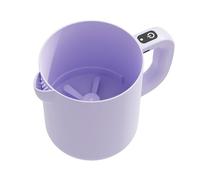Egg Mixer - 2 In 1 Mixing Cup And Strainer | Automatic Stirrer Kitchen | 1L Rice Washing Bowl, Automatic Milk Stirrer For Baking Liquid Rice For Baking