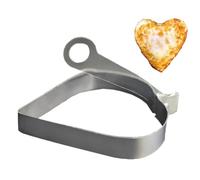 Egg Mold for Breakfast Sandwiches - Stainless Steel Heart Fried Egg Molds with Handle - Kitchen Utensils for Making Crepes Muffins Sandwich Grill Skillet Breakfast Cooking Fruits Halloween