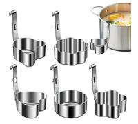 Egg Mold - Round Egg Cooker Ring | Stainless Steel Breakfast Cooking Gadgets for Omelette Pancake Burger Flapjack English Muffins Crumpet Sandwiches