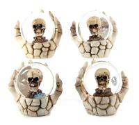 Egg n Chips London - Fantasy Skeleton Hand and Skull Snow Globe