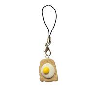 Egg On Toast Phone Charm