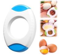 Egg Opener & Cutter - Premium Stainless Steel Egg Topper | A Multi-Use Tool for Cutting Raw Ovum and Peeling Hard-Boiled Ovum | an Necessary Addition to Your Kitchen Tools