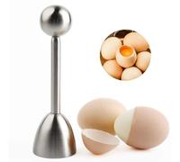 Egg Opener Tool,Egg Cracker Topper Egg Separator Tool Egg Opener Shell Remover Slicer Stainless Egg Cutter Shell Cracker Separator Remover Eggs Cutter Breakfast Kitchen Tool for Home Hotel Restaurant