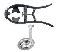 Egg Opener Tool | Robust Triangular | Stainless Steel Egg Cracker | For Kitchen Cooking Baking Household Catering