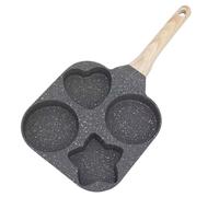 Egg Pan - Egg Hamburger Pan | Non Stick Egg Pan | Stainless Steel Poached Egg Cooker | Nonstick Breakfast Tool, Cute Shape Baking Mold, Small Ave Frying Pan