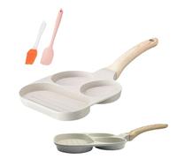 Egg Pan - Nonstick Grill Pan - Cookware for Gas Stove and Induction Cooking Omelette Grill Easy to Clean Dishwasher Safe Home Dining Restaurants Camping Outdoor