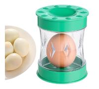 Egg Peeler for Hard Boiled Eggs, Manual Hard Boiled Egg Sheller for Quick & Easy Peeling, Shake to Peel Egg Shell Remover Tool, Kitchen Gadget for Boiled Egg Peeler, Egg Shell Opener (Green)