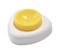 Egg Picker Made of Stainless Steel - Retractable Needle Magnetic Back White Housing, Practical Egg Shell Piercer Hole Punch, Robust ABS Kitchen Utensil, Handy for the Perfect Breakfast Egg