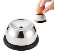 Egg Piercer, Stainless Steel Egg Piercer for Hard-Boiled Eggs, Manual Egg Puncher for Home Use (Black)
