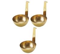 Egg Poacher, Hangable Poached Egg Maker, Stainless Steel Poached Egg Maker Moulds, Nonstick Cups Holder For Kitchen Cooking, Picnic, Breakfast, Household (3 Pcs Forgold)