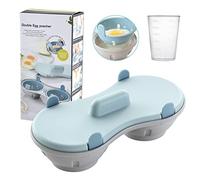 egg Poacher Microwavable, Steam with Measure Cup, Dishwashable, Poached Egg Steamer Kitchen Gadget