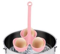 Egg Poacher - Silicone Egg Steamer | Steam Egg Tray Heat Resistant Pot | Egg Steamer Tray with 3 Grids Poached Egg Holder |
