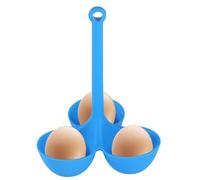 Egg Poacher - Silicone Egg Steamer | Steam Egg Tray Heat Resistant Pot | Egg Steamer Tray with 3 Grids Poached Egg Holder |