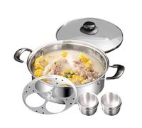 Egg Poacher Stainless Steel 4 Cups Non-Stick Steam Pan Cooker, Rust Resistant Kitchenware Tool for Perfectly Poached Eggs | Breakfast Brunch Home Cooking Meal Prep Healthy Diet Convenience