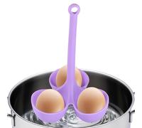 Egg Poaching, Silicone Egg Steamer, 3-Grid Poached Egg Holder Heatproof Cooker Egg Steamer Tray Reusable Cookware Egg Poacher Cups for Steamer, Kitchen Gadget, Eggs Boiling and Poaching