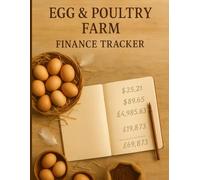Egg & Poultry Farm Finance Tracker, Sales & Expenses Ledger Track Your Sales, Expenses & Profits: Designed for Farmers, Homesteaders, Livestock Sellers, Small Business, Organic Farms