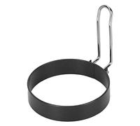 Egg Ring Form | Round Non - Stick Stainless Steel Egg Frying Ring with Handle | Ideal for Breakfast Buns/Pancakes/Burgers | BPA - & Easy to Maintain