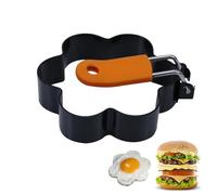 Egg Ring - Non-Stick Kitchen Utensils, Pancake and Egg Mould for Frying Pan - For Pancakes, Burgers, Cakes, Steaks, Home, Camping, Restaurants