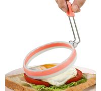 Egg Rings for Frying Eggs, Fried Egg Cooking Ring,4 Inch Silicone Egg Sandwich Molds | Round Nonstick Kitchen Gadget Fried Egg Cooking Tool for San