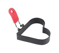 Egg Rings - Non-Stick Fried Egg Rings | Heart Shaped Egg Rings, Heart Egg Patty Maker Mold for Breakfast, Pancakes Mold, Eggs Frying Rings, Professional Kitchen Muffins Cooking Mold for Hotel, Cafe