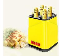 Egg Roll Maker 4 Tube Electric Omelette Maker - Convenient Nonstick Breakfast Machine for Sausage Hot Dog Roll - Easy-to-Use Egg Cup Making Device