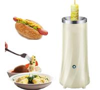 Egg Roll Maker, Egg Roll Machine, Multi-function Egg Boiler with Nonstick Liner, 6-Minute Crash Course and 360 Degree Heated, Automatic Power-off, for Quick Home Meals white