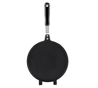 Egg Roll Waffle Cone Maker Non Stick Aluminum Alloy Kitchen Tool for Home Restaurant Gas Stove Black 43.5cm 1035g