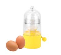 Egg Scrambler, Silicone Manual Egg Shaker Portable Golden Egg Maker White Yolk Mixer Egg Spinner for Mixing Yolk in Shell with Pulling Rope Kitchen Cooking Tools for Making Hard Boiled