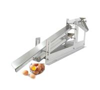Egg Separator, Heavy Duty Metal Egg Yolk and White Divider, Adjustable Height, High Capacity for Restaurant Use, Efficient Liquid Processor, Industrial Grade Tool
