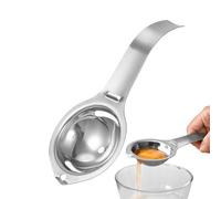 Egg Separator - Stainless Steel 17 x 7 cm | Egg Divider | Egg1 Shell Crusher, White Separator, Kitchen Tool for Baking, Cooking, Breakfast, Food Preparation, Home Cooks, Food Preparation, Cooking