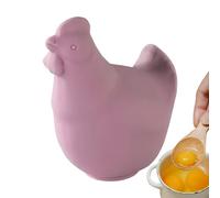 Egg Separator Tool, Multi-function Egg Strainer - White Silicone Divider for Home Baking, Restaurant and Outdoor Activities