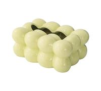 Egg Shaped Napkin Case Holder Dispenser Storage Box Ceramic Retro Tissue Box for Pub Cafe Hotel Room Decor, Argent/1358 (Color : Green)