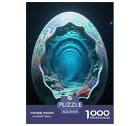 Egg Shaped Ocean Cave 1000 Puzzles Adults Puzzle Adults Puzzle Gifts Birthday Fantasy Art Style Difficult Impossible Decompression 70x50cm/1000pcs