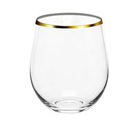 Egg Shaped Plastic Red Wine Glass 9oz Plastic PET Wine Glass Printable Suitable for Parties and Wedding Celebrations Cup (B, One Size)