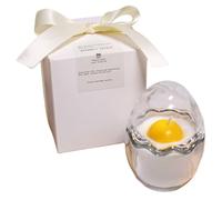 Egg Shaped Scented Candle for Birthday, Plant Aromatherapy Glass Jar Candle with Gift Box, Easter Decoration Gift for Women